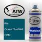 Preview: Kia, Ocean Blue Matt, OBM: 400ml Sprühdose, von ATW Autoteile West.